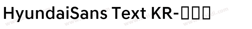 HyundaiSans Text KR字体转换